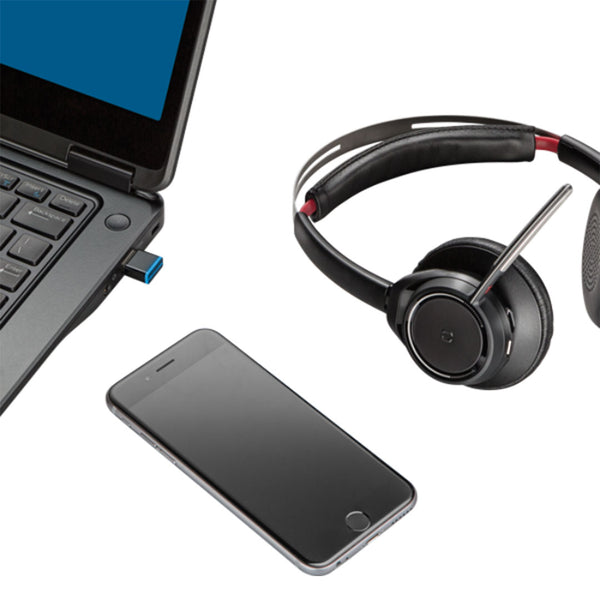 POLY-VOYAGER FOCUS UC Bluetooth Stereo Headset (Microsoft Version