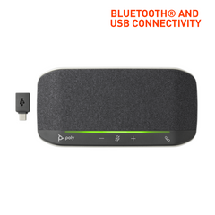 POLY-SYNC 10 Wired Speakerphone USB-A with Type C Adapter (Microsoft Version)